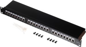 NetRack Patch panel 19'' 24-porty Kat. 6 FTP (104-07) 4