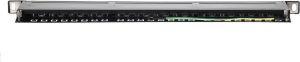 NetRack Patch panel 19" 0,5U 24-porty Kat. 5e FTP (104-12) 3