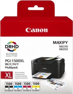 Tusz Canon tusze PGI-1500XL multipack (cyan, magenta, yellow, black) 1
