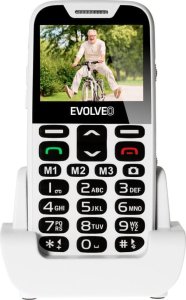 Smartfon Evolveo EVOLVEO EasyPhone XD, mobilní telefon pro seniory s nabíjecím stojánkem (bílá barva) 1