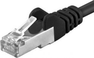 PremiumCord PREMIUMCORD Patch kabel CAT6a S-FTP, RJ45-RJ45, AWG 26/7 0,25m černá 1