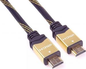 Kabel PremiumCord HDMI - HDMI 5m złoty (kphdm2q5) 1
