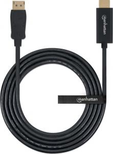 Kabel Manhattan DisplayPort - HDMI 1.8m czarny (152679) 2