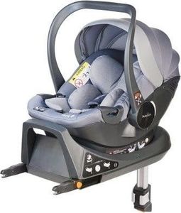 Fotelik samochodowy BabySafe Fotelik samochodowy z bazą Isofix York 0-13 kg Grey BabySafe 1