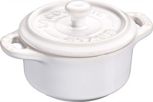 STAUB Garnek STAUB okrągły 200 ml kość słoniowa uniwersalny 1