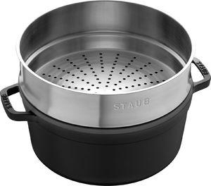 STAUB Garnek STAUB żeliwny okrągły wkład 4.6 ltr czarny uniwersalny 4