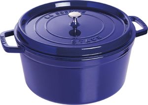 STAUB Garnek żeliwny okrągły 8.35l niebieski 1