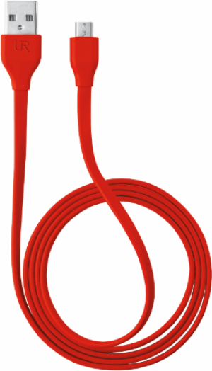 Kabel USB Trust microUSB-USB, 1m, Czerwony (20137) 1