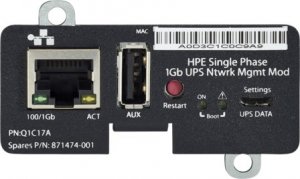 HP HPE Single Phase 1Gb UPS with Network Management Module 1