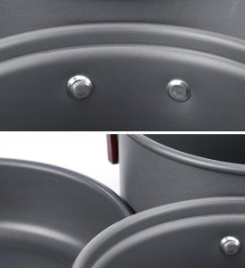 Naturehike Naturehike set hliníkového nádobí pro 2-3 osoby 680g 4