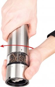 Młynek do przypraw Peugeot Peugeot ELIS SENSE electrical pepper grinder stl. steel 20 cm 10