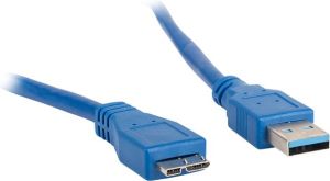 Kabel USB Natec micro USB 3.0, 0.5, Niebieski (MNKA-0637) 3