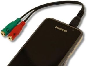 Kabel Manhattan Jack 3.5mm - Jack 3.5mm x2 0.15m czarny (352024) 2