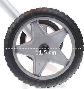 Wózek dla Lalek Głęboki + Torebka Produkt Polski- Fioletowy 10