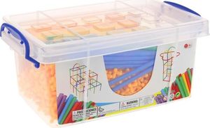 Klocki Słomki Konstrukcyjne Patyczki Zestaw 700el. 2