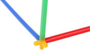 Klocki Słomki Konstrukcyjne Patyczki Zestaw 700el. 5