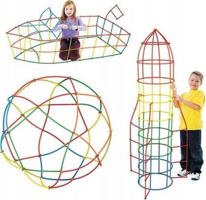 Klocki Słomki Konstrukcyjne Patyczki Zestaw 700el. 10