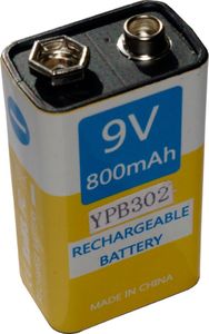 CR123 Akumulator żółte 9V Block 800mAh 1 szt. 3