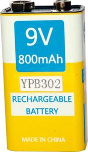 CR123 Akumulator żółte 9V Block 800mAh 1 szt. 4
