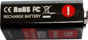 CR123 Akumulator czarne 9V Block 1000mAh 1 szt. 3