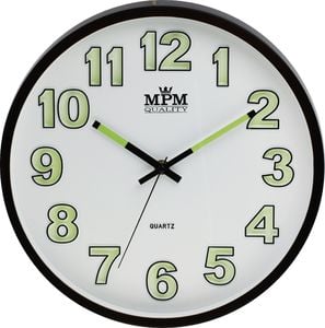 MPM Zegar Ścienny, Mech. Płynny, Świecący, 3219 1