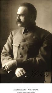 Plakat A3 - Józef Piłsudski Wilno 1919 R. Gplakjp03 1