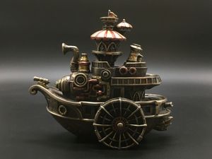 Veronese figurka Steampunk Łódka Veronese Wu77254a4 1