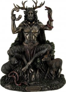 Veronese figurka Siedzący Nordycki Bóg Cernunnos Veronese (wu77059a4) 1