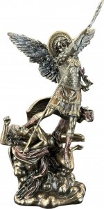 Veronese figurka Rzeźba Św. Michał Stojący Na Demonie Veronese (wu73529a4) 1