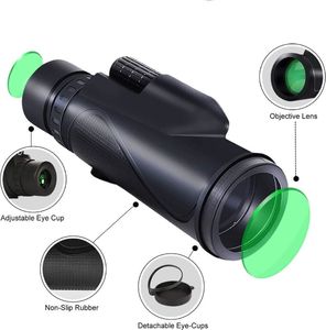 Luneta Luneta obiektyw Monokular Teleskop Wodoodporna 50X60 BAK4 YMS-MTN50 3