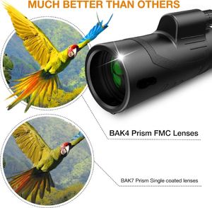 Luneta Luneta obiektyw Monokular Teleskop Wodoodporna 50X60 BAK4 YMS-MTN50 4