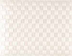 Saleen Saleen, podkładka pleciona na stół, 40x30cm, biały, 01010110101 1