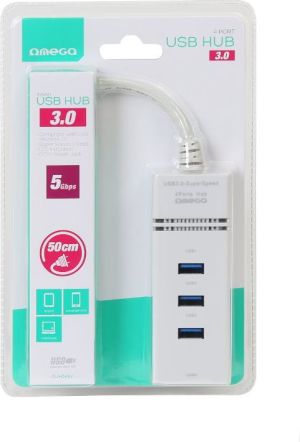 HUB USB Omega 4x USB-A 3.0 (OUH34W) 2