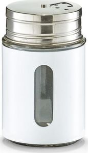 Zeller Shaker do przypraw ze stali nierdzewnej, 7x11.5cm, kol. biały 1