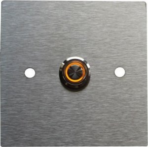 MT3CH Przycisk dzwonka do domofonu wyjścia wejścia furtki bramy drzwi Stal LED 9/12/24/230V 10x10 kwadrat INOX nierdzewny 10