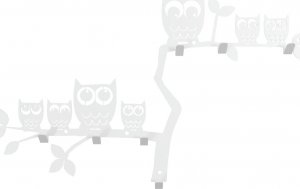 MT3CH Duży metalowy wieszak ścienny wiszący do przedpokoju na kurtki ubrania klucze loft SOWY czarny 2