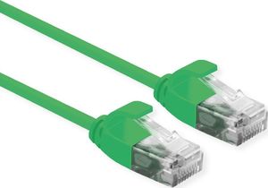 Roline Patchcord ROLINE data center UTP kat. 6A (klasa EA), LSOH, slim, zielony, 3 m 1