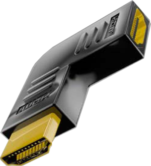 Adapter AV Bridge Connect Premium HDMI M/F (kątowy) (BPVA14) 1