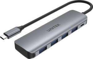HUB USB Unitek 1x microUSB  + 4x USB-A 3.1 Gen1 (H1107A) 1