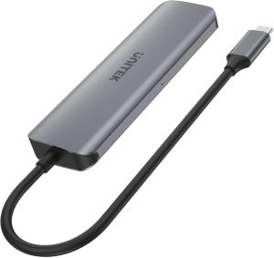HUB USB Unitek 1x SD 1x USB-C 1x microSD  + 3x USB-A 3.1 Gen1 (H1107C) 3