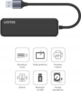 HUB USB Unitek 4x USB-A 3.1 Gen1 (H1109A) 6