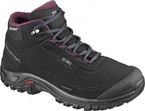 Buty trekkingowe damskie Salomon Buty damskie Shelter Cs Wp W Black/Ebony/Wine Ta r. 39 1/3 (L41110500) 1