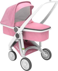 Wózek Greentom Carrycot White-Pink 1