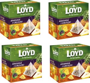 LOYD LOYD Herbata Ananas i Gruszka 80 torebek piramidki 1