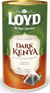 LOYD Herbata LOYD Dark Kenya piramidki - 40 torebek w puszce 1