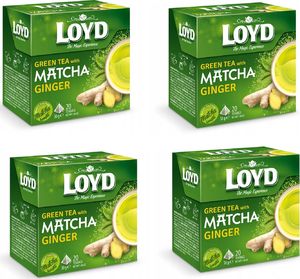 LOYD Herbata LOYD Matcha Ginger (z imbirem) 80 torebek piramidki 1