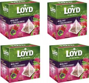 LOYD LOYD Herbata Malina i Truskawka 80 torebek piramidki 1