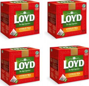 LOYD LOYD Herbata Citrus Black Tea 80 torebek piramidki 1