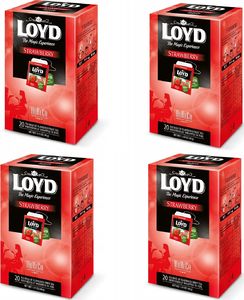 LOYD LOYD Herbata Strawberry (truskawkowa) kopertowana x 4 szt 1