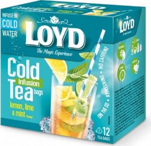 LOYD Herbata na zimno Ice Tea cytryna, limonka piramidki 1